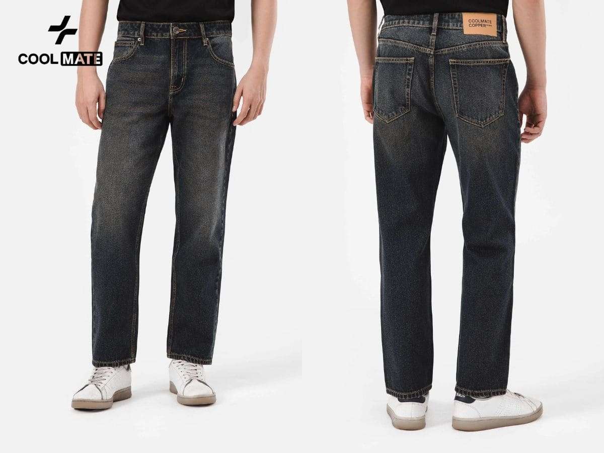 Quần jeans nam Copper Denim Straight
