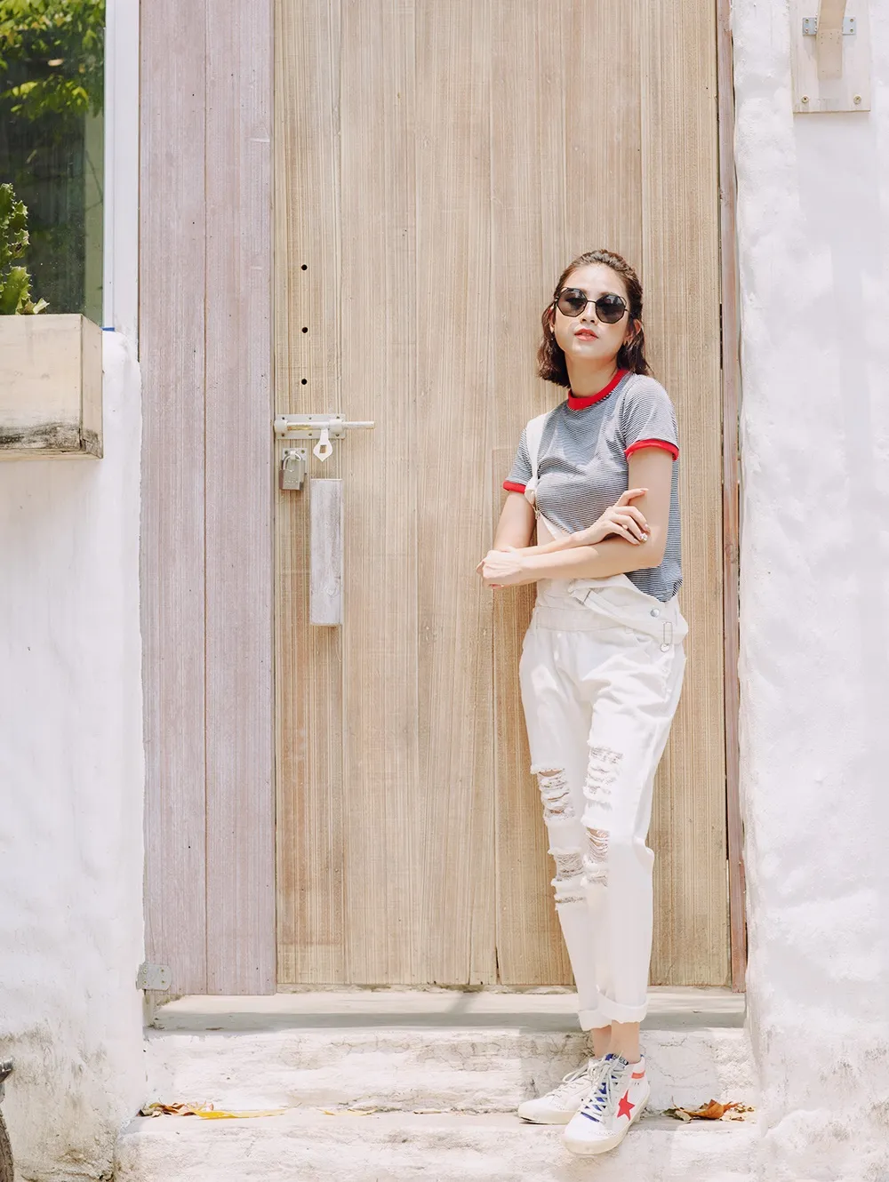 Quần yếm - cách phối & chọn khéo léo cho từng dáng người