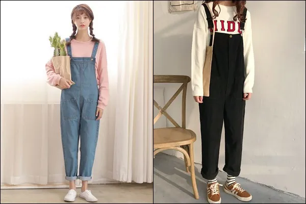 Quần yếm - cách phối & chọn khéo léo cho từng dáng người