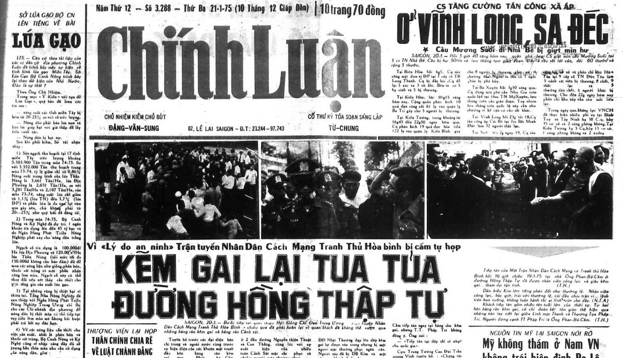1975 – Tuần 4: Chính quyền biến đối lập thành đối nghịch