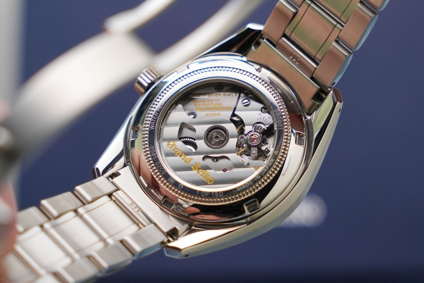 grand seiko naruto whirlpools sbgh331 oceania limited edition movement caseback