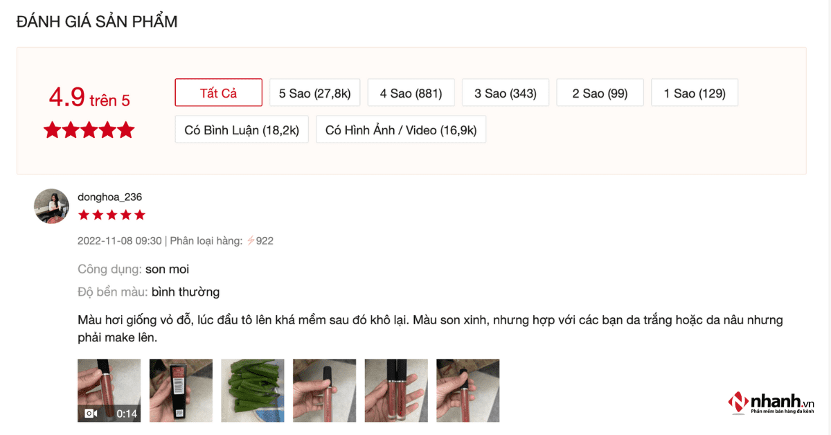 Tổng hợp 16 shop mỹ phẩm uy tín trên Shopee