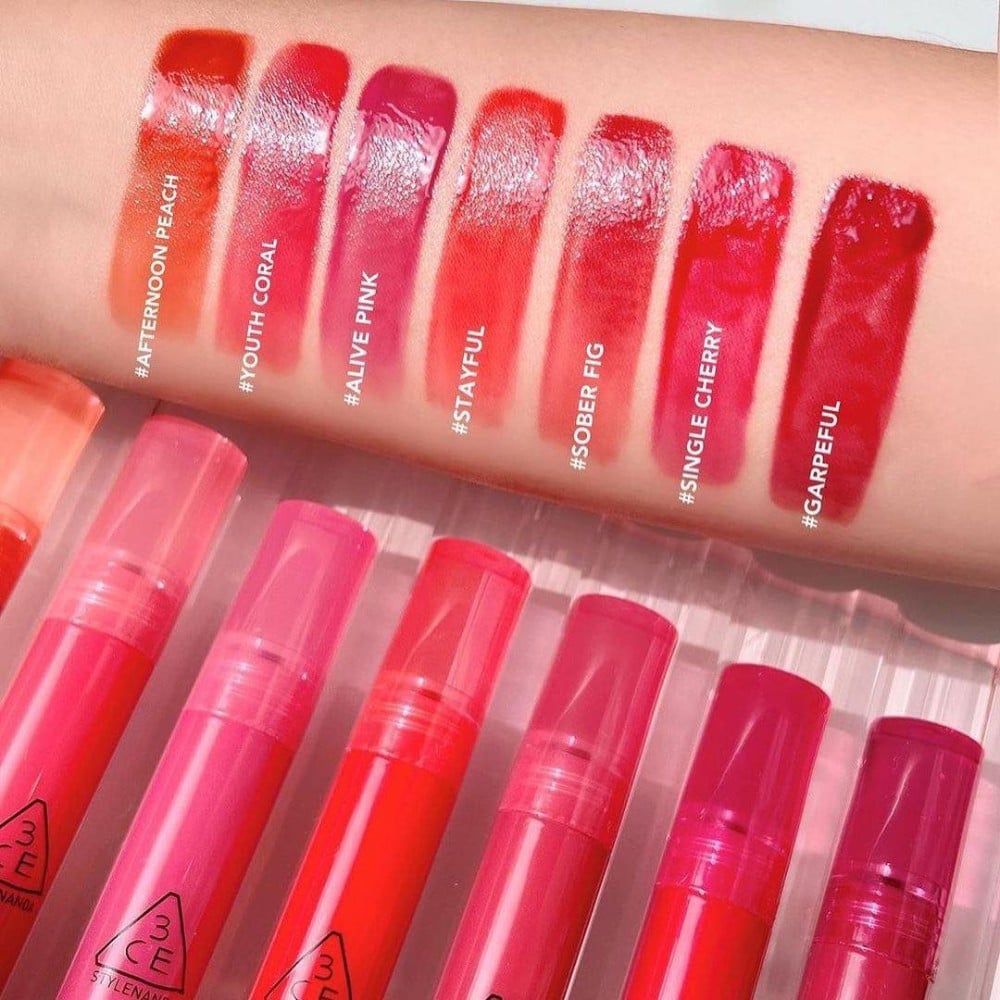 4.5 - thegioiskinfood - Bảng màu son 3CE Syrup Layering Tint