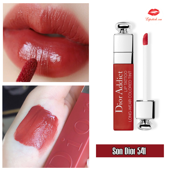 Son Dior Addict Lip Tattoo 541 Natural Sienna Màu Đỏ Đất