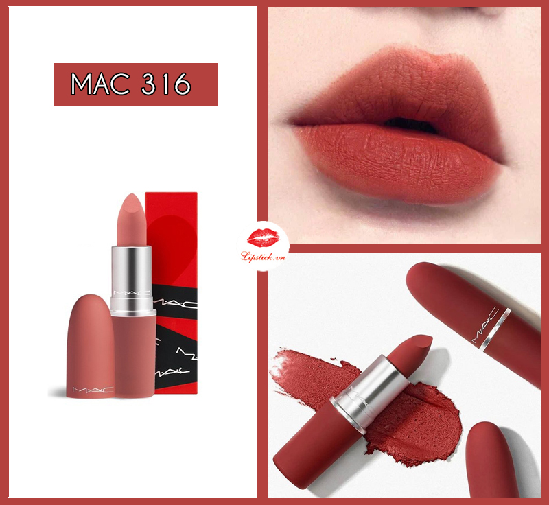 Son MAC Limited 316 Devoted To Chili – Đỏ Gạch