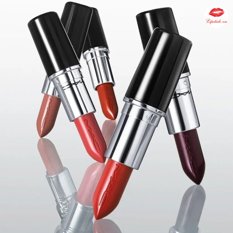 Son MAC 520 See Sheer Hồng Cam – Lustreglass Sheer-Shine Lipstick