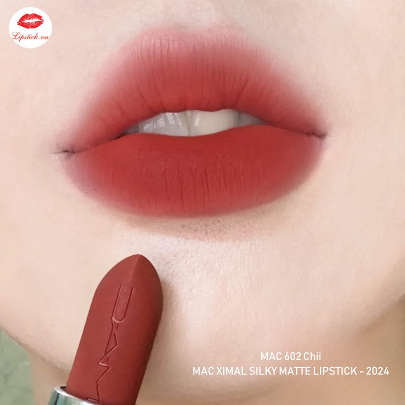 Son MAC 602 Chili Màu Đỏ Gạch