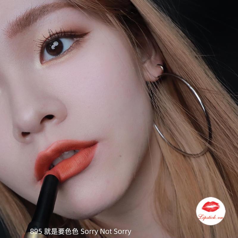 Son MAC 895 Sorry Not Sorry Màu Cam Cháy