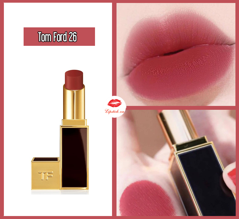 Son Tom Ford 26 To Die For – Hồng Đào Satin Matte