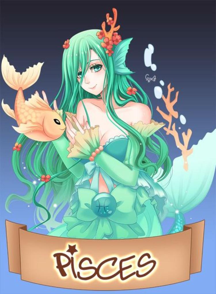 Song Ngư anime xinh đẹp