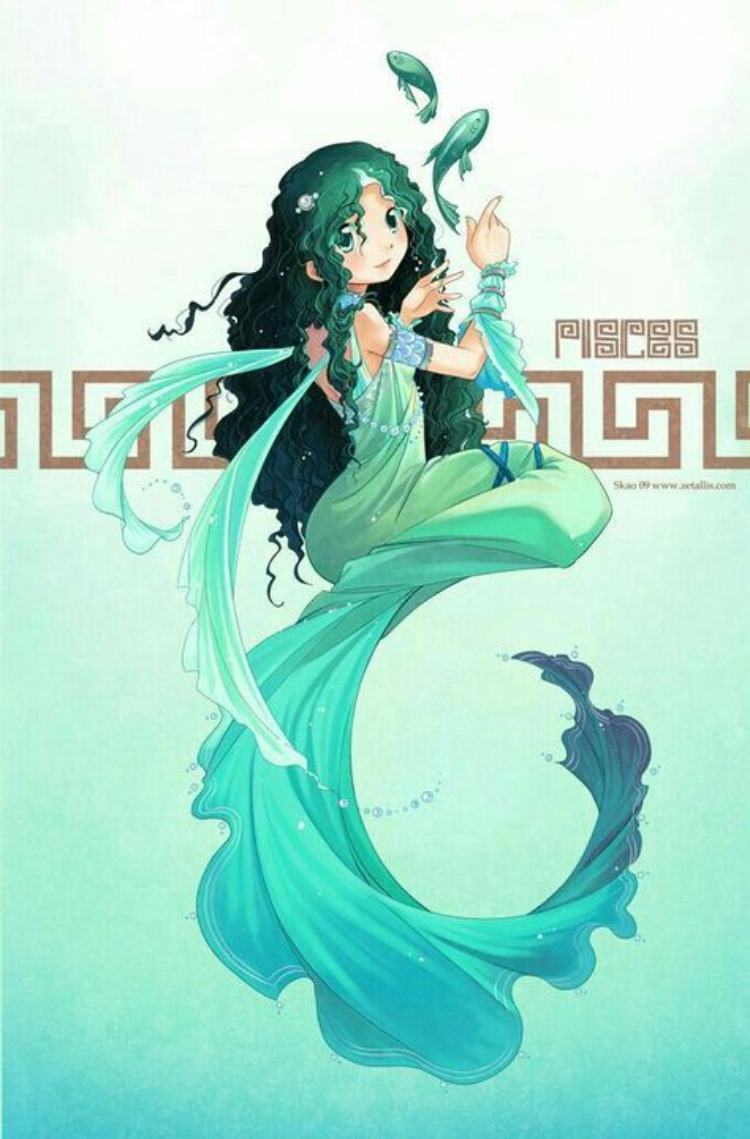 Song Ngư anime cute, đáng yêu