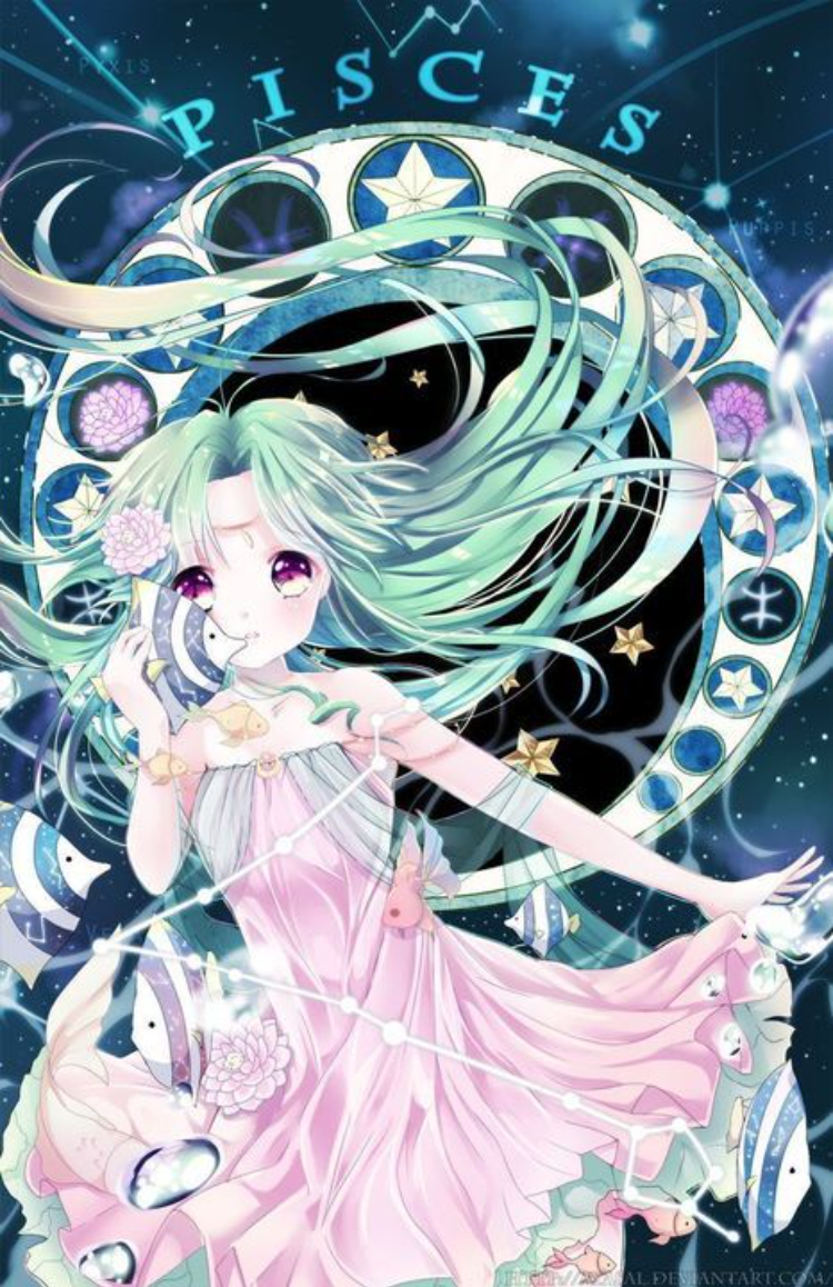 Hình ảnh cung Song Ngư anime đẹp