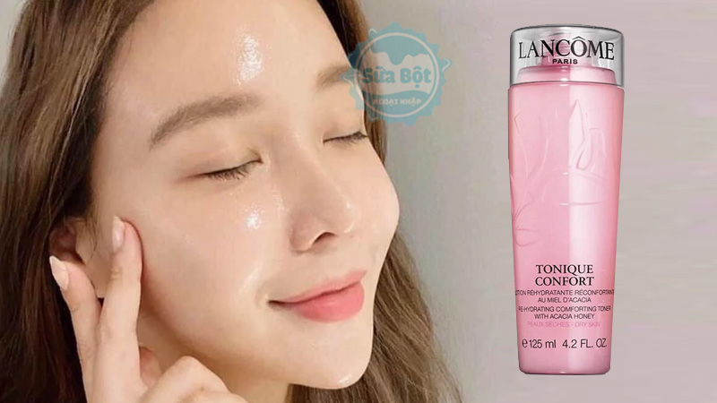 Nước hoa hồng Lancome Tonique Confort Toner 125ml nên dùng 2 lần vào buổi sáng và tối mỗi ngày