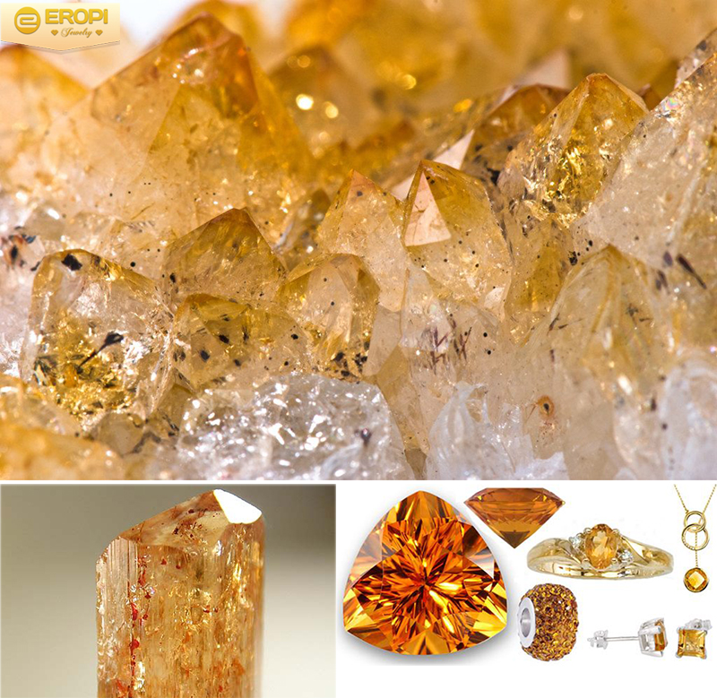 đá topaz đẹp nhât có lẽ là màu vàng
