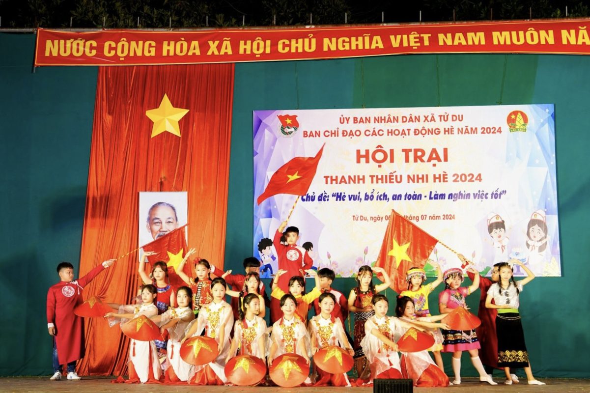 Sôi nổi hội trại hè - sân chơi bổ ích của thanh thiếu nhi Vĩnh Phúc