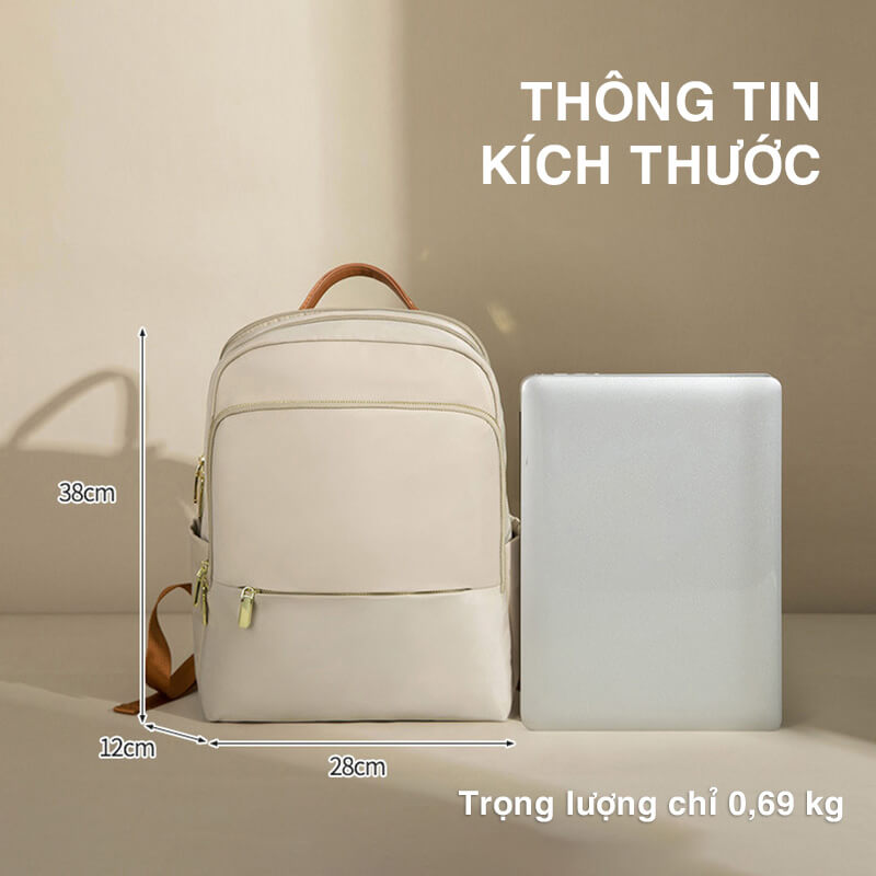 Balo laptop nữ 14 inch hàng hiệu GB-BL63