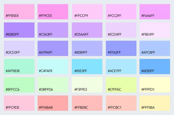 Màu pastel là gì? Có mấy tone màu pastel ? Ý nghĩa và tính ứng dụng