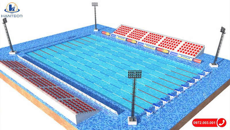 Mẫu bể bơi thi đấu có bục xuất phát 1
