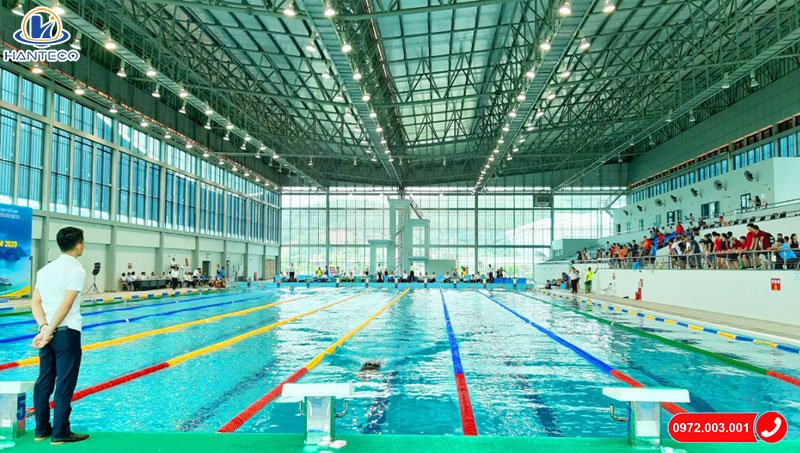 Mẫu bể bơi thi đấu có bục xuất phát 2
