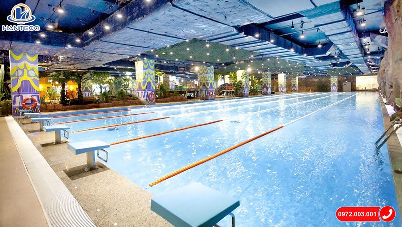 Mẫu bể bơi thi đấu có bục xuất phát 3