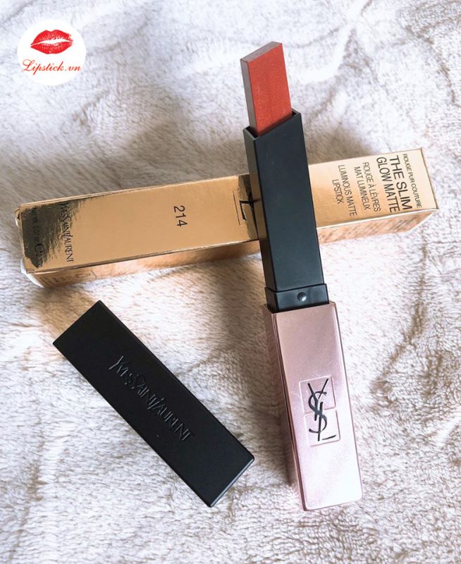 Son YSL Slim 214 – Rouge Pur Couture The Slim Glow Matte