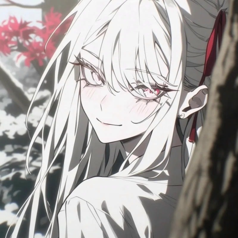 Hình anime nữ chất ngầu với ánh nhìn sắc sảo