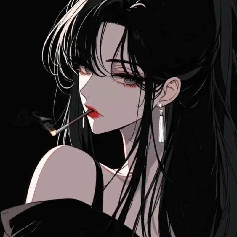 hình anime nữ bóng tối
