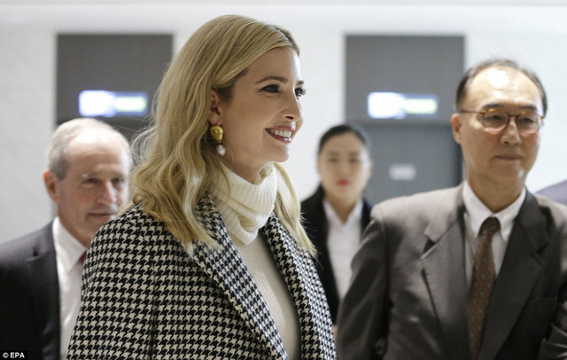 Hàn Quốc trải thảm đỏ đón ái nữ xinh đẹp của Tổng thống Trump - Hình 2
