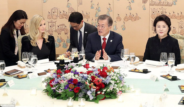 Hàn Quốc trải thảm đỏ đón ái nữ xinh đẹp của Tổng thống Trump - Hình 10
