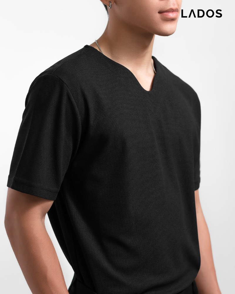 t-shirt chat lieu interlock