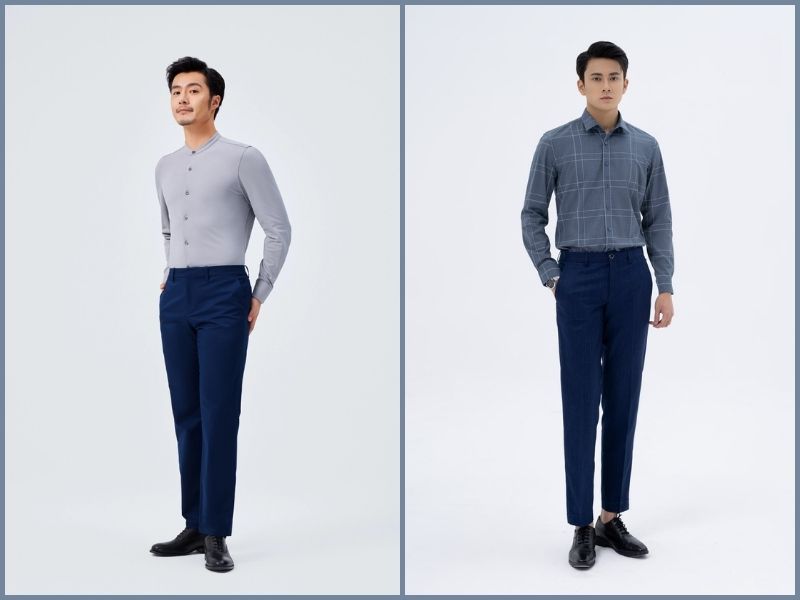 áo xám phối quần màu gì