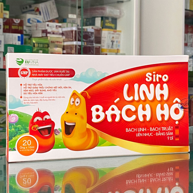 Siro Linh Bách Hộ, Hỗ trợ tiêu hóa, bồi dưỡng cơ thể, ăn ngon