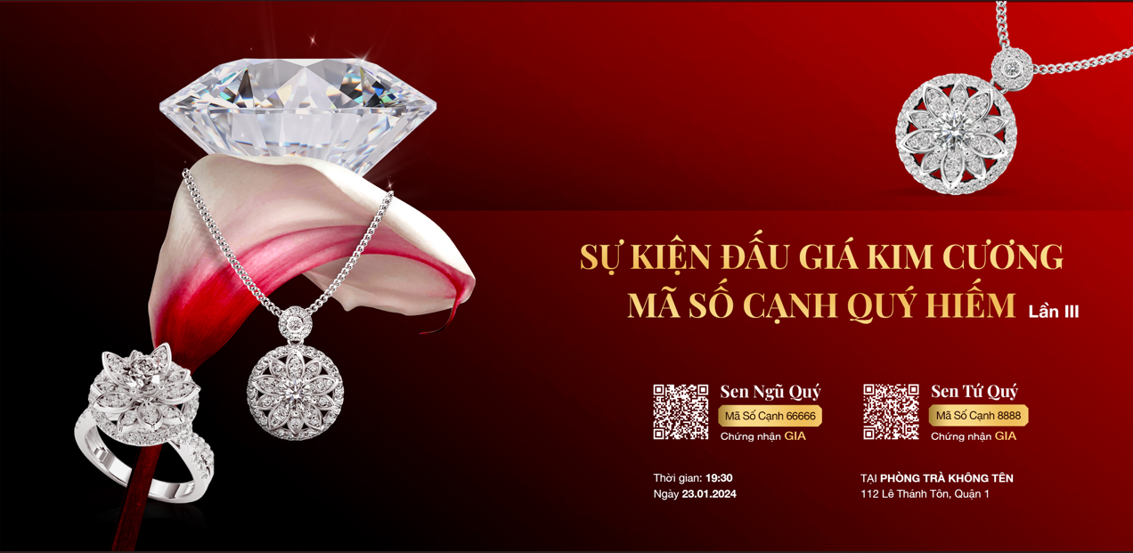 Jemmia Diamond tổ chức chuỗi sự kiện đấu giá kim cương