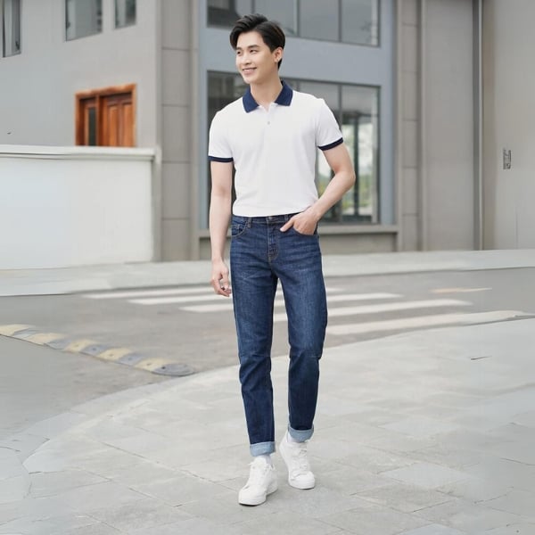 Chọn kích thước quần jean nam theo cân nặng và chiều cao