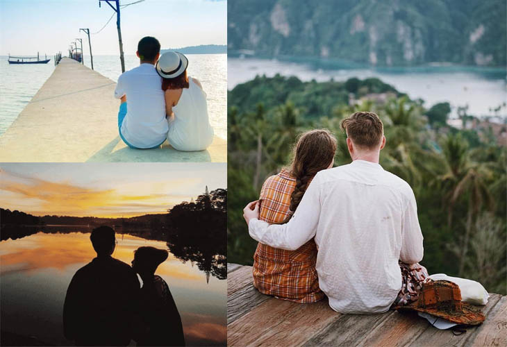 Chụp ảnh tay cho cặp đôi yêu xa đẹp