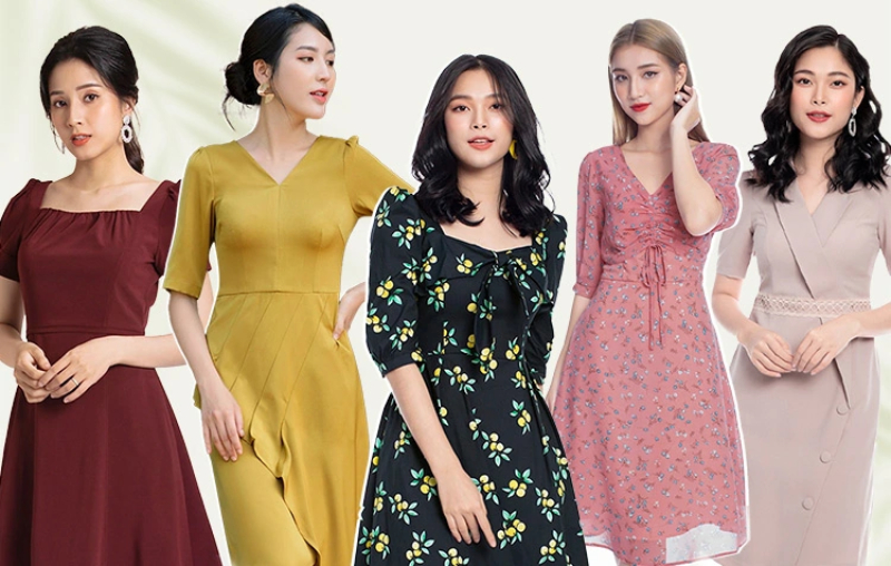 Áo cổ thuyền hoặc cổ V