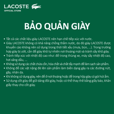 Dép Lacoste Nam Serve Slide 1.0 Có Lớp Đệm Quai