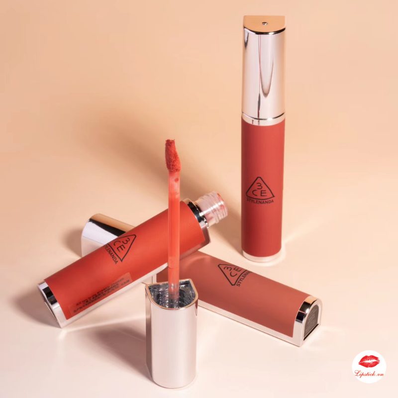 Son 3CE Paintingcot Màu Đỏ Hồng Đất – Hazy Lip Clay