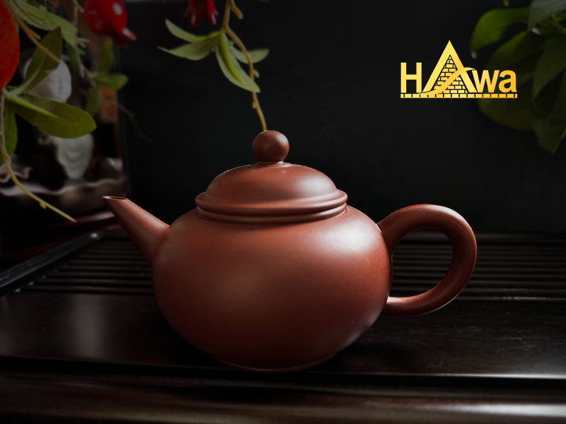 Ấm tử sa đối ẩm - Ấm Tử Sa Hồng Nê Dáng Thủy Bình (ATS-9-1)- Dung tích ấm: 230ml