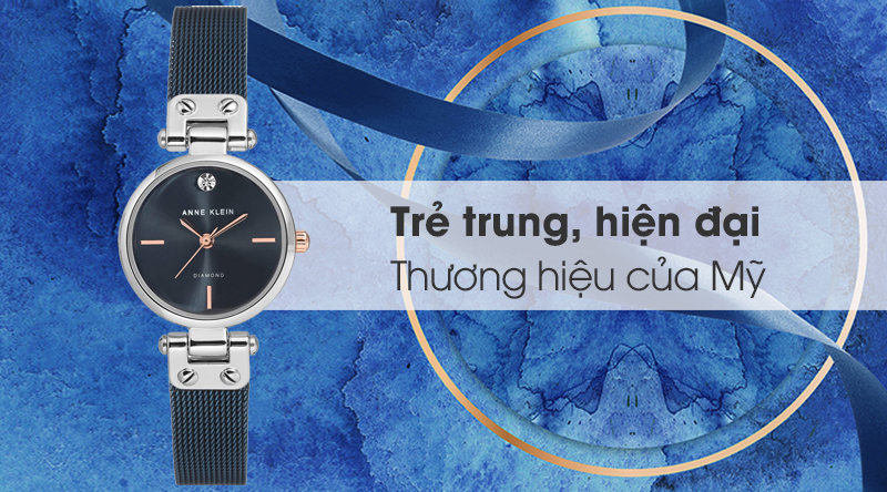 Đồng hồ nữ Anne Klein AK/3003BLRT có thiết kế trẻ trung và hiện đại