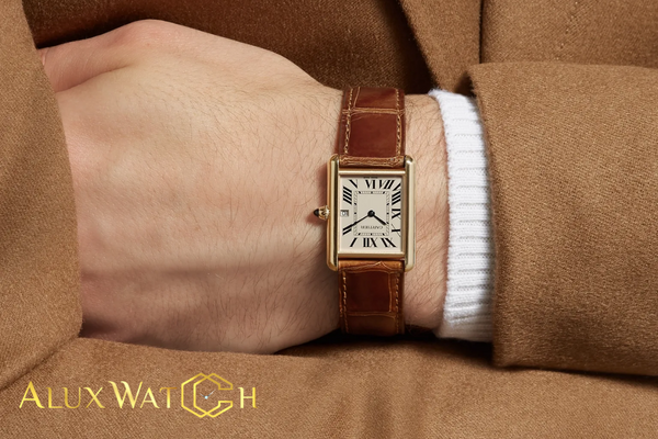 Đồng Hồ Cartier Nam Mặt Vuông 6 Mẫu Được Ưa Chuộng Nhất