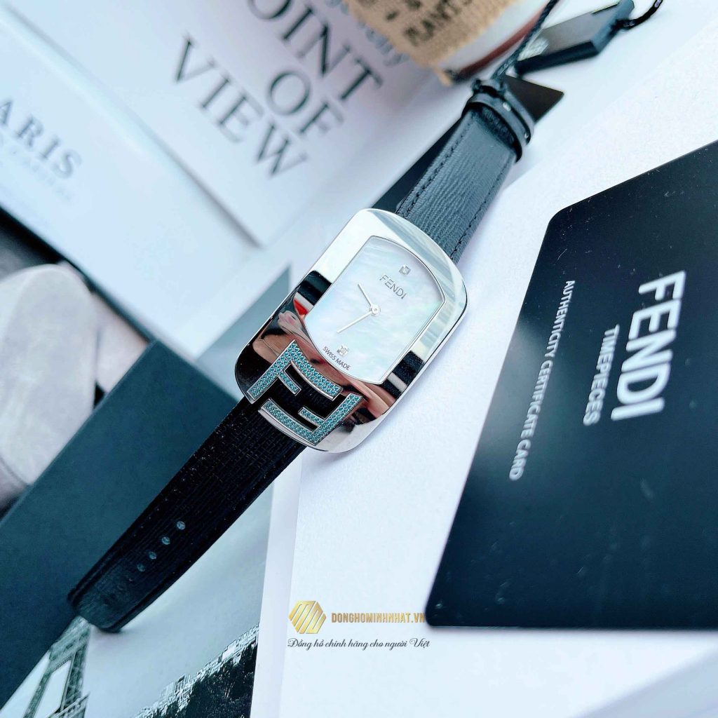 FENDI F107021000B2T05 CRAZY CARATS BLACK DIAL CHÍNH HÃNG