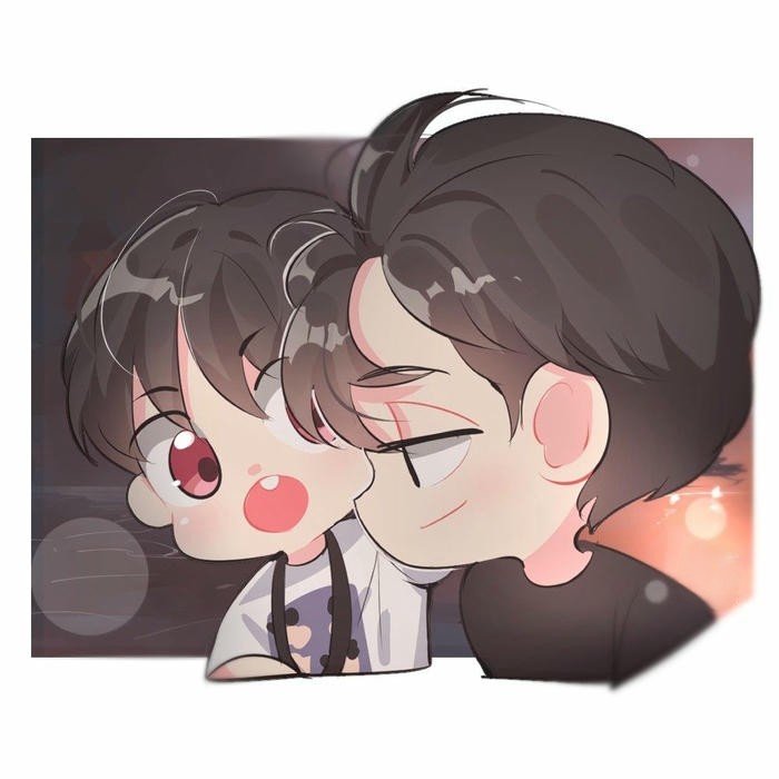 Chibi ảnh mỹ đam phong cách anime dễ thương