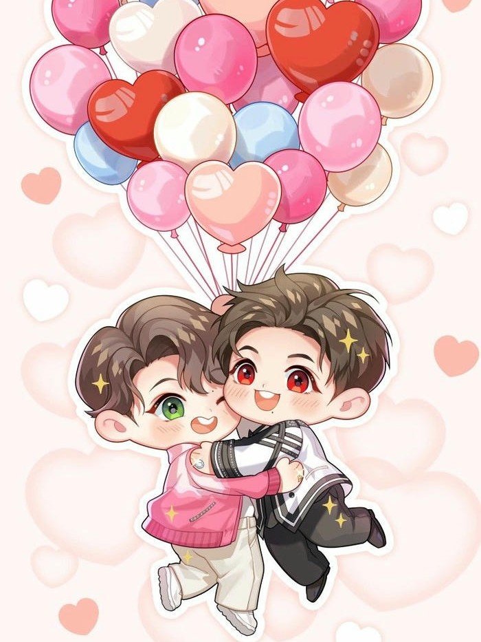 Chibi ảnh đam mỹ tạo hình anime đáng yêu