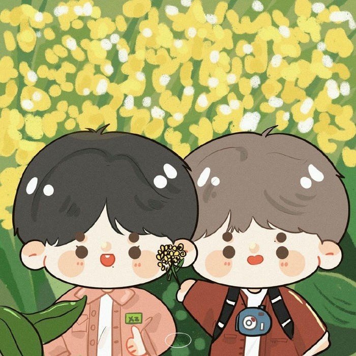 Ảnh đam mỹ chibi tạo hình hoạt hình dễ thương