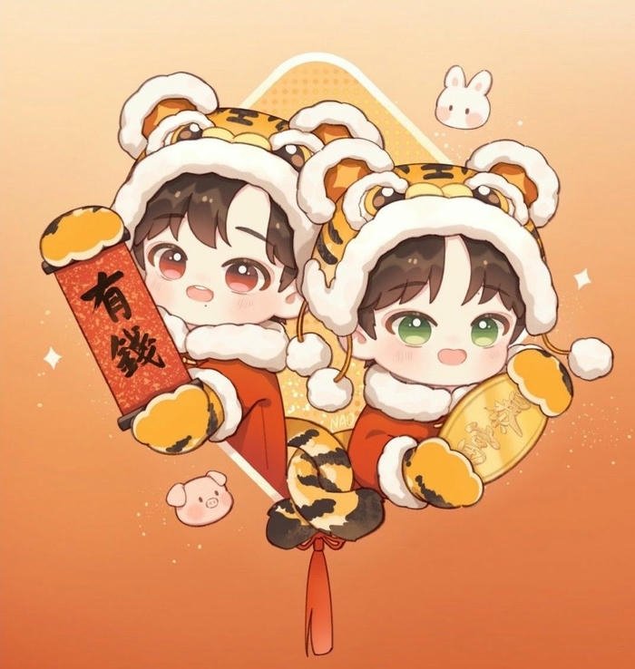 Ảnh chibi mỹ đam tranh vẽ hoạt hình dễ thương