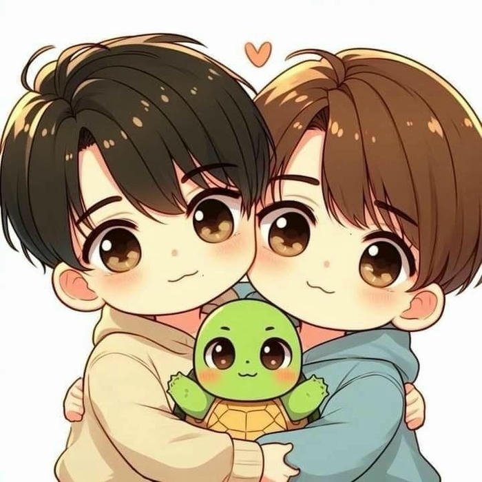 Ảnh chibi đam mỹ tạo hình kawaii đáng yêu