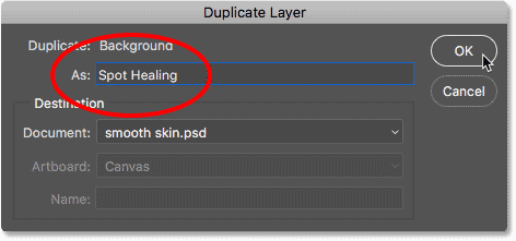 Spot Healing loại bỏ khuyết điểm trong Photoshop
