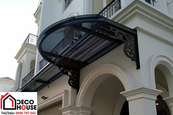 Mái kính cường lực màu xanh đen