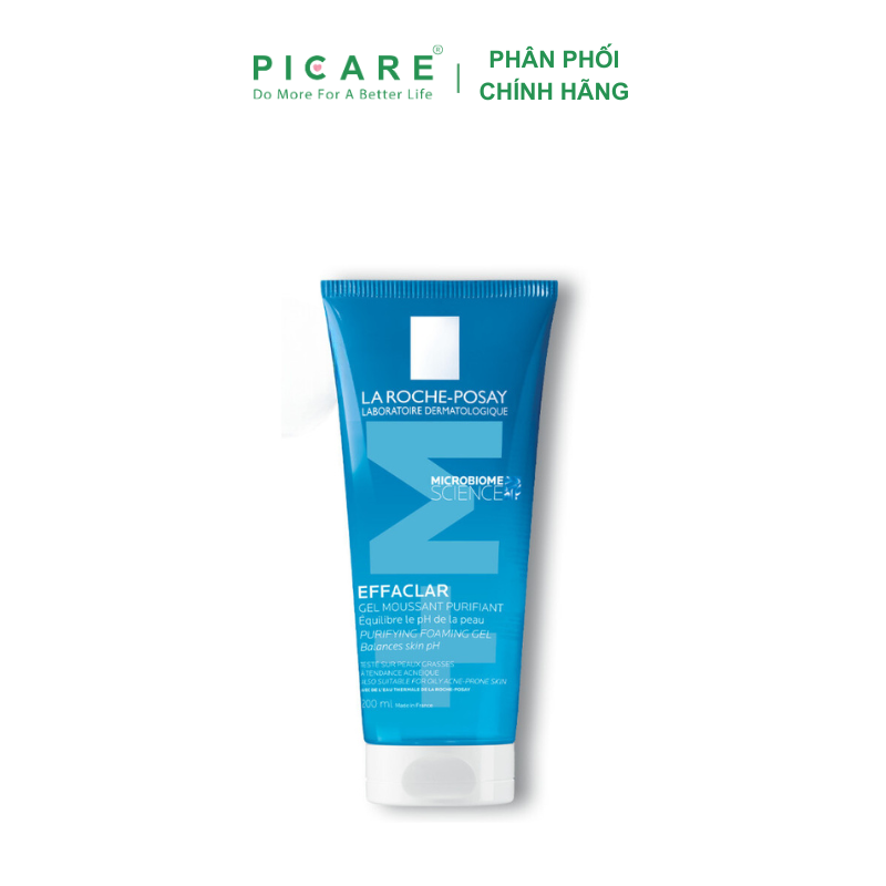 Sữa Rửa Mặt Dành Cho Da Dầu Mụn Dạng Gel La Roche-Posay Effaclar Purifying Foaming Gel 200ml